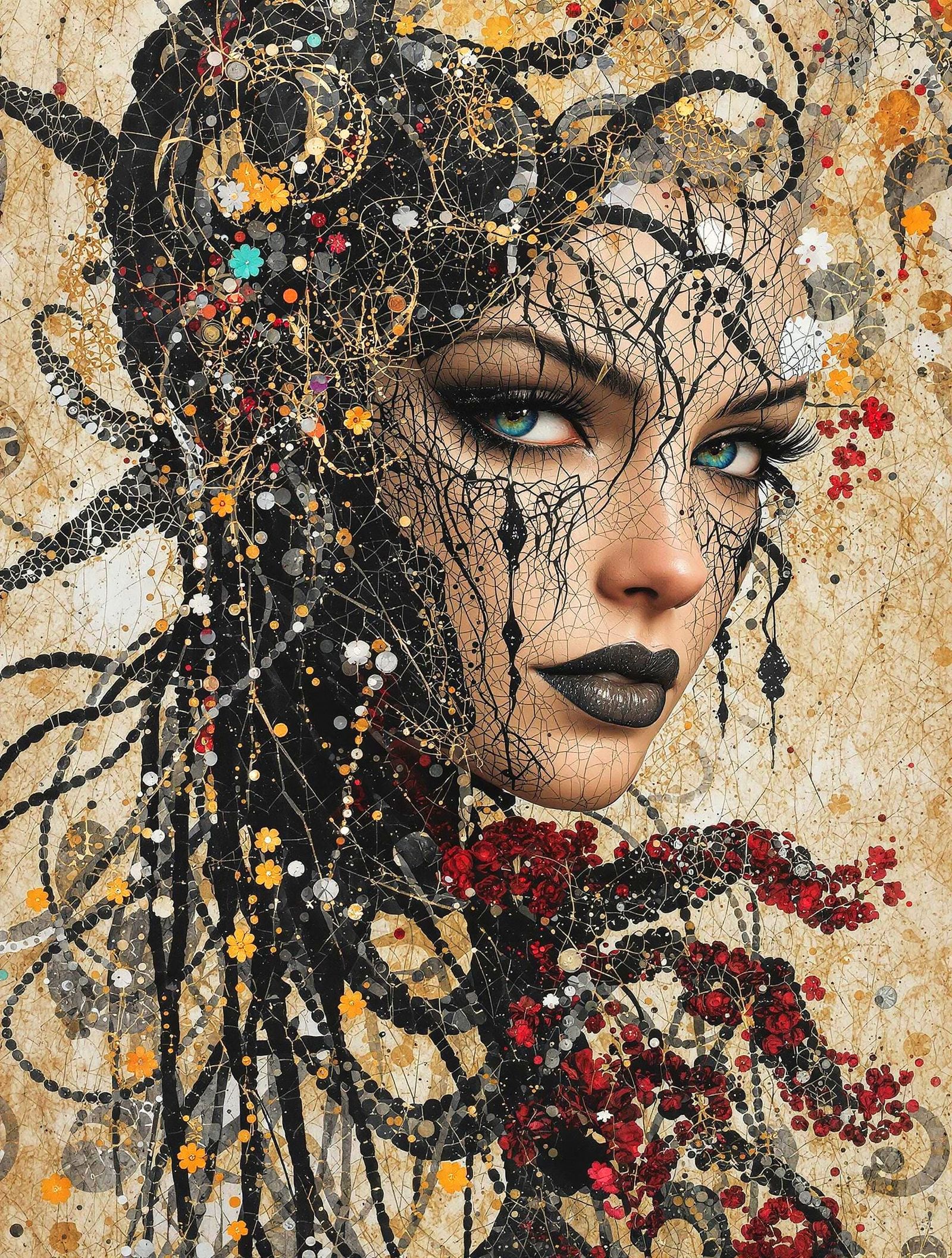 Abstract portrait  by @GeoPepito