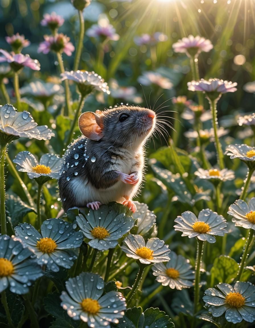 the dew drops leave the landscape stunning  by @Debby 