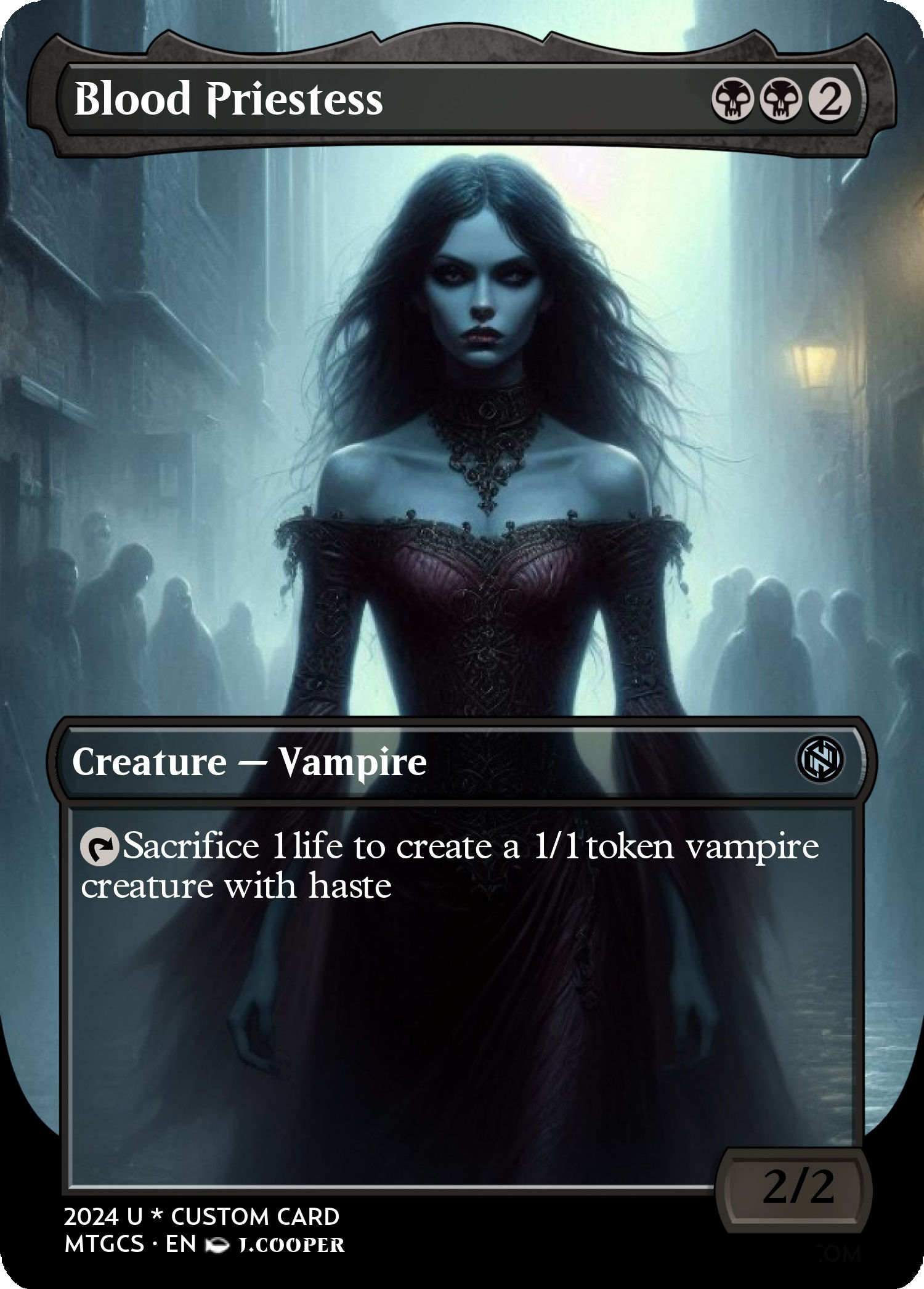 My own MTG Set - Blood Priestess