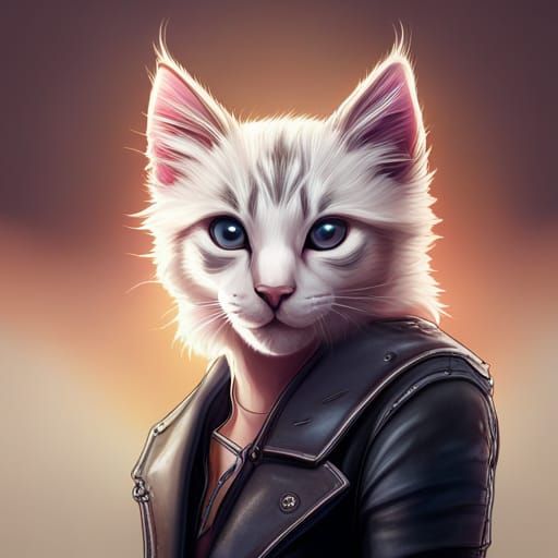 gangster kitten - AI Generated Artwork - NightCafe Creator