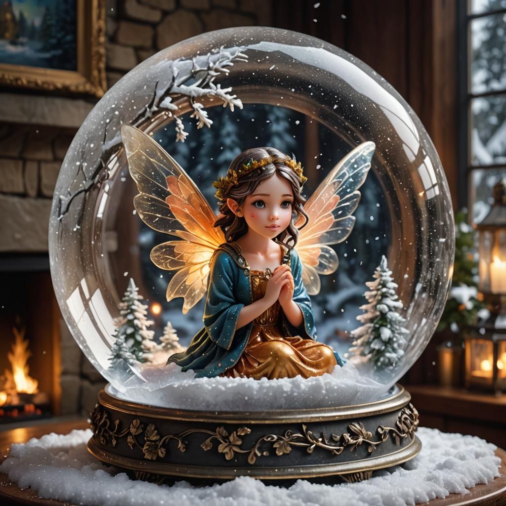 Fairy in Snowglobe  by @Maarten Smeets