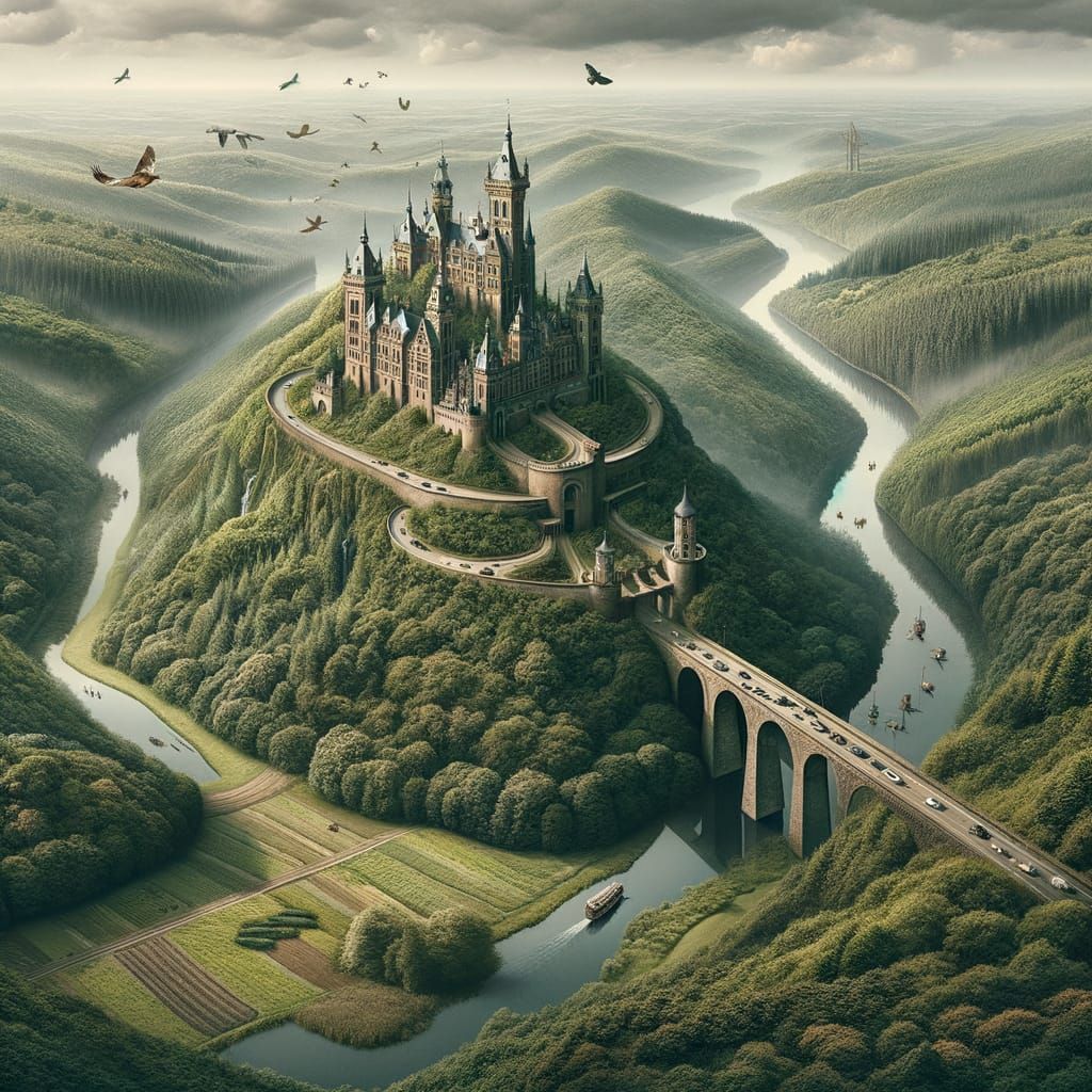 The Green Castle  by @Dianaca