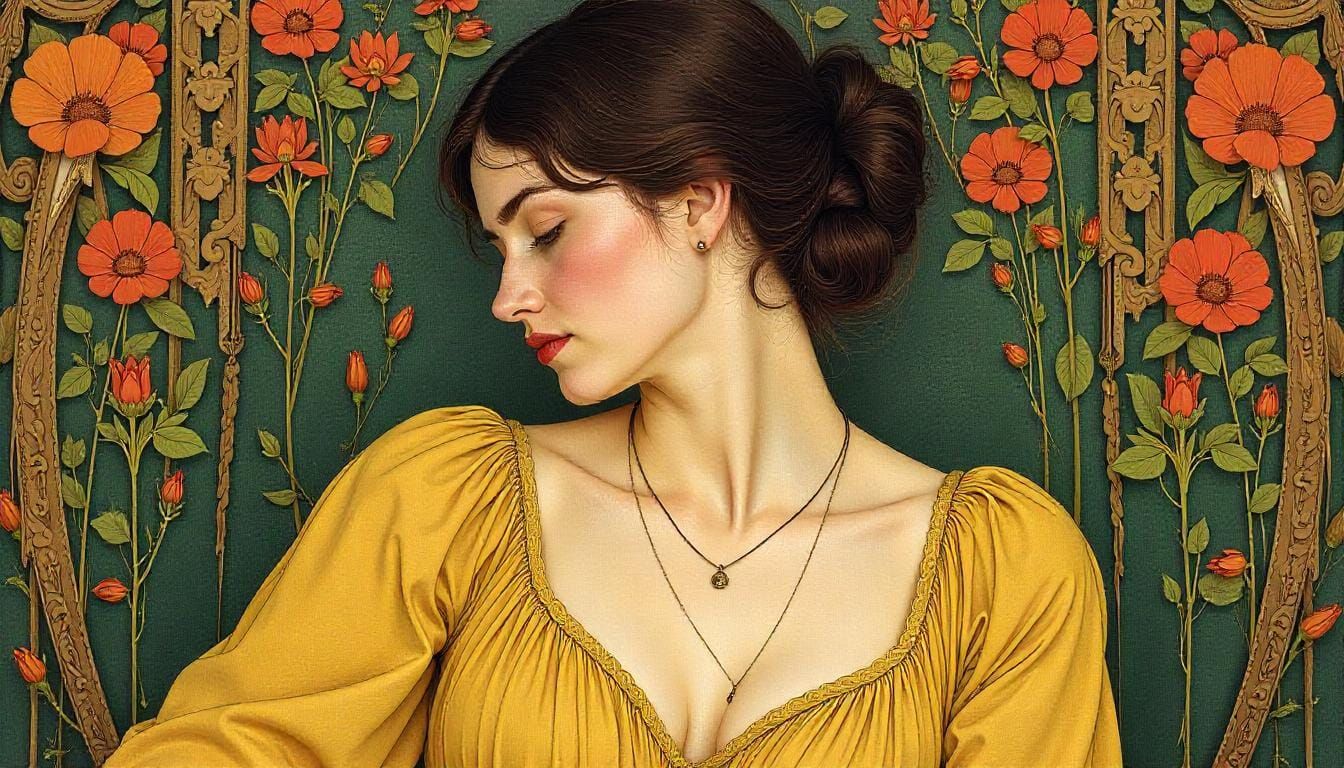 Alphonse Mucha Style