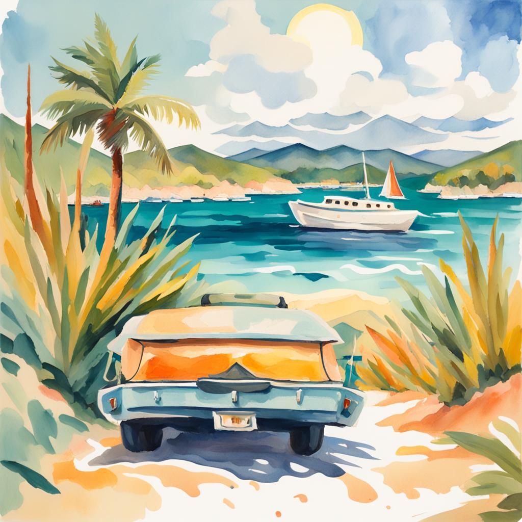 summer travelling as a sticker and logo