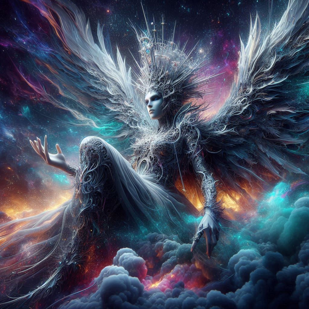 Dark fantasy Fallen Angel of Death