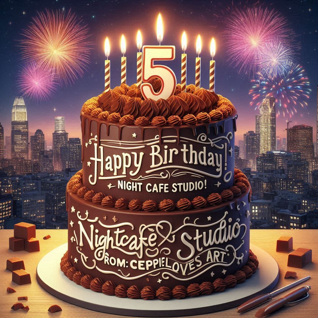 5-Year Anniversary! 🎂🎂Happy Birthday Nightcafe Studio!🎂🎂