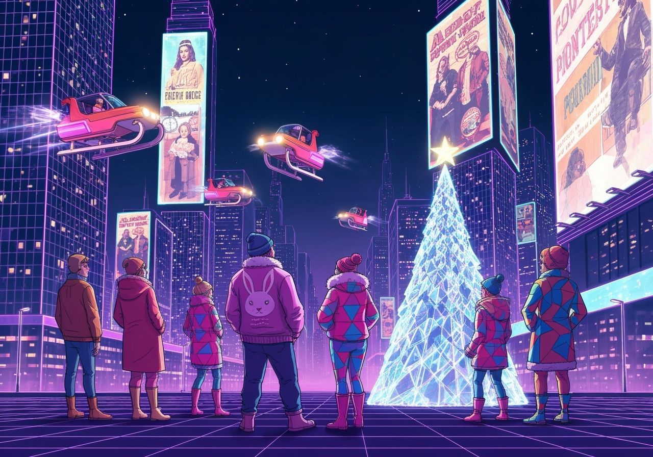 Have A Retro-Futuristic Christmas!!  by @Autumn