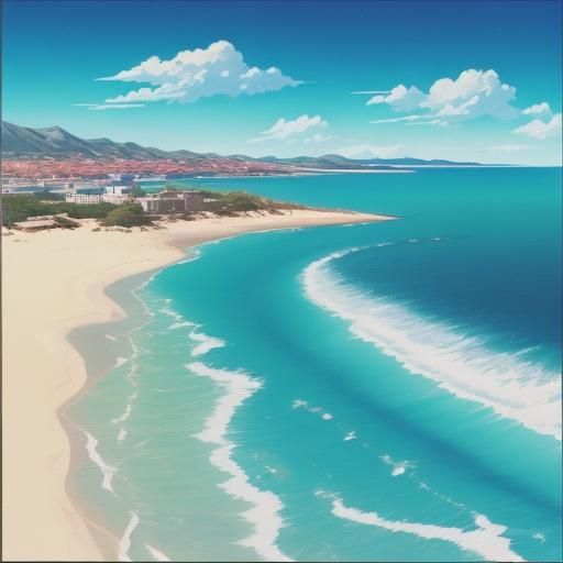 A Beautiful Sea, Sand, Boat