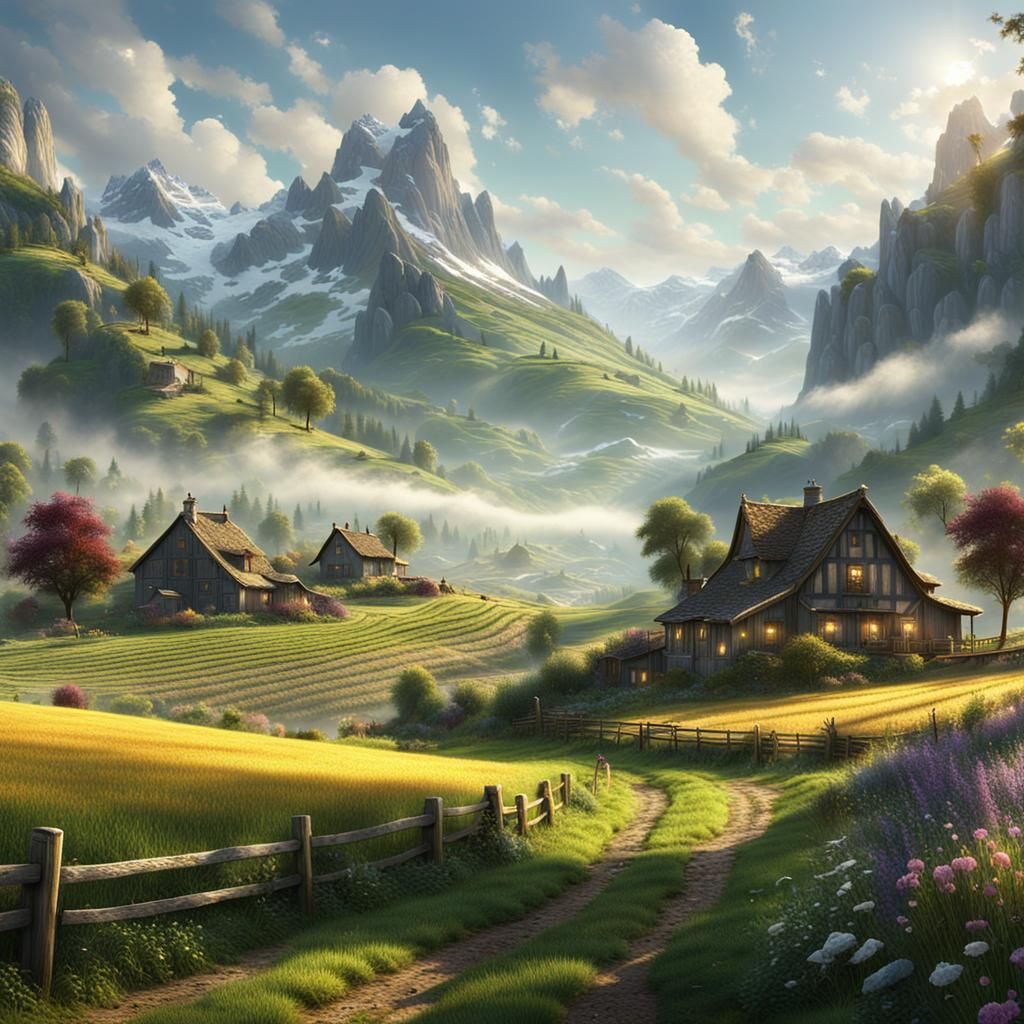 Mountain village