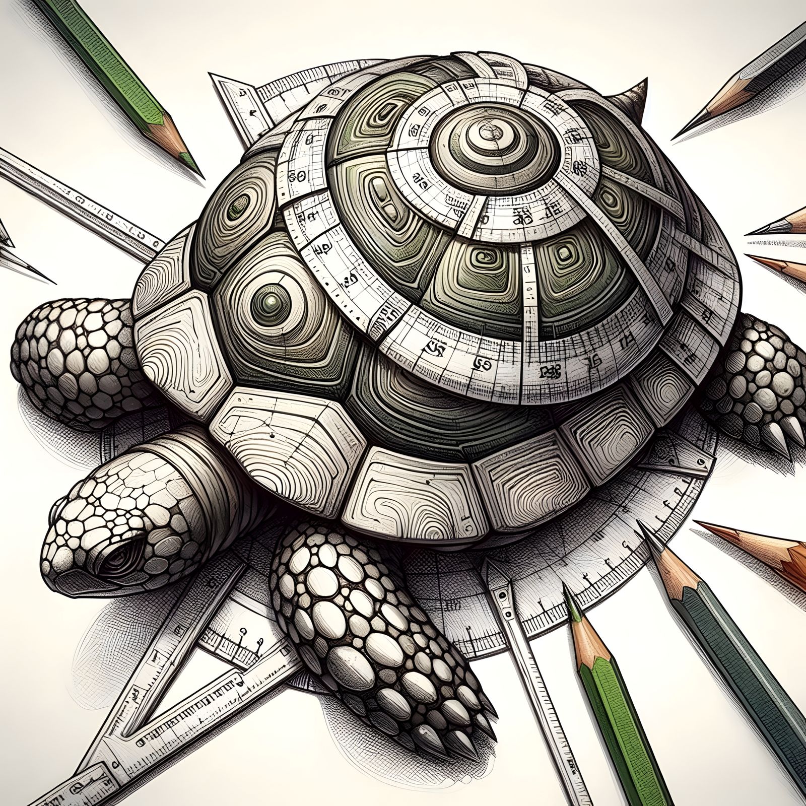 Sketch of turtle