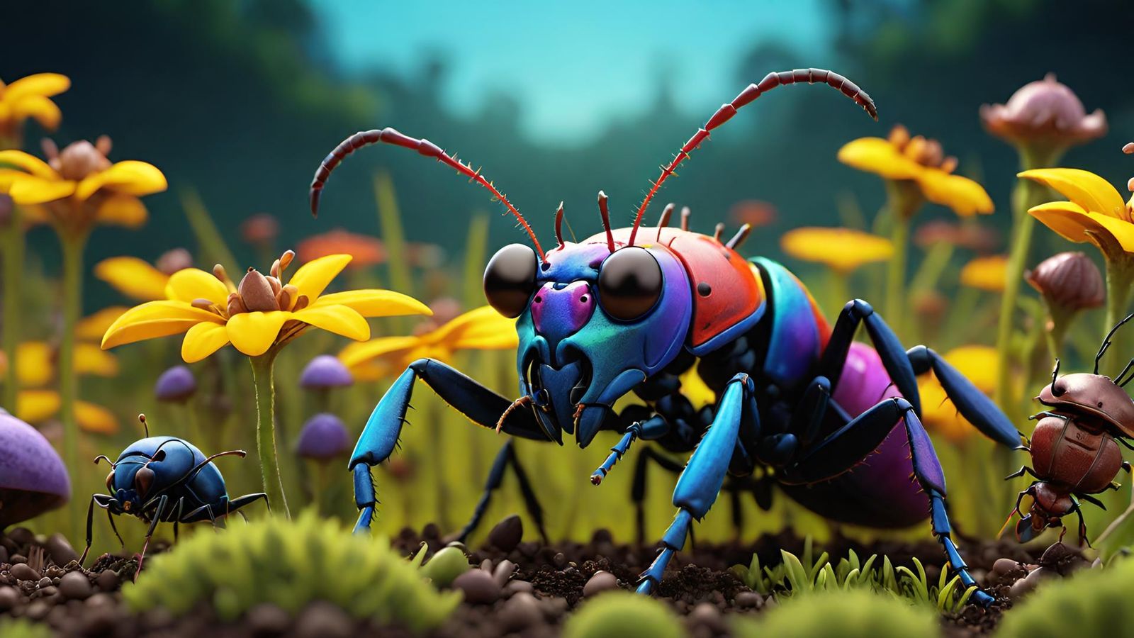 Fantasy Insect Portait