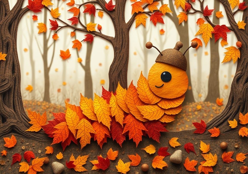 Fall Cartepillar Collage