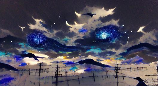 the night sky