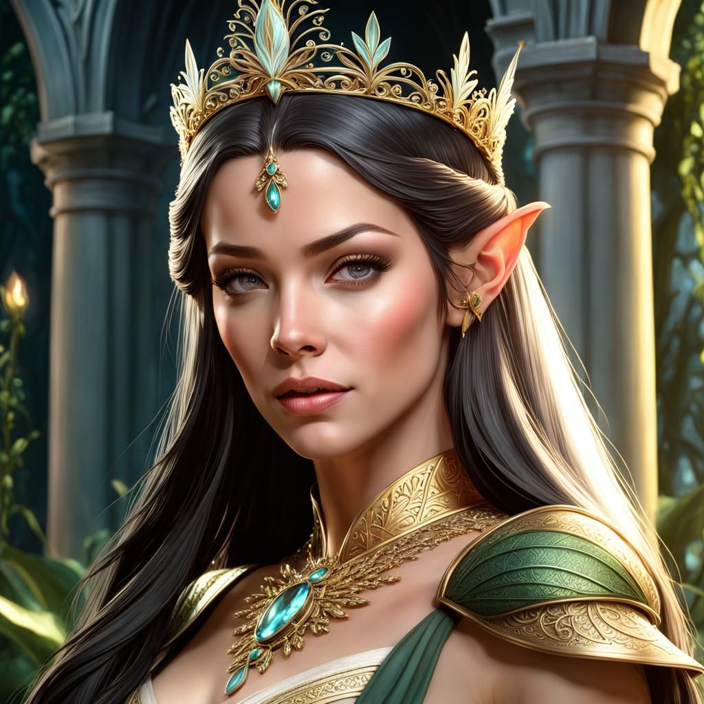 Elven princess 2 - AI Generated Artwork - NightCafe Creator