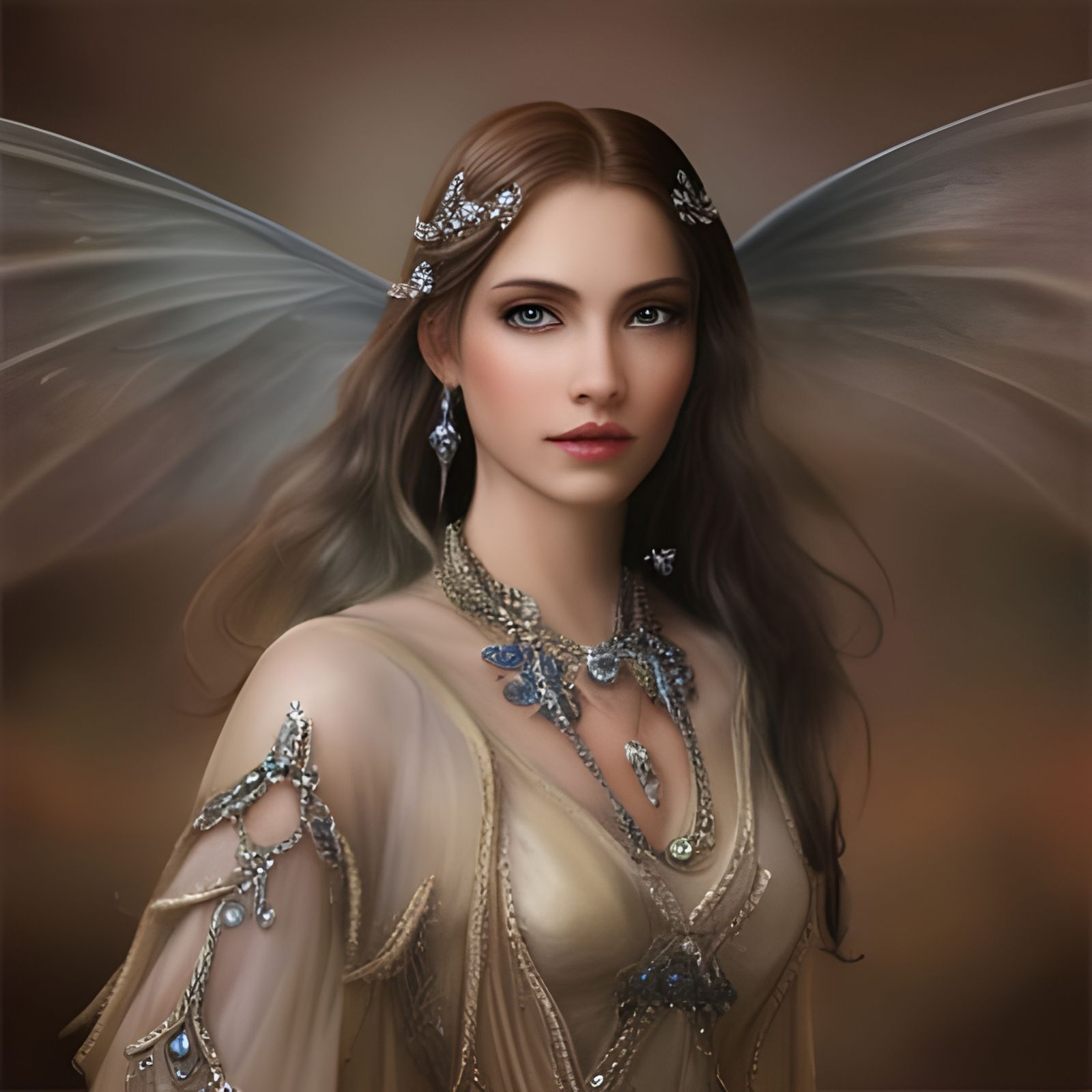 Crystal Fairy AI Generated Artwork NightCafe Creator