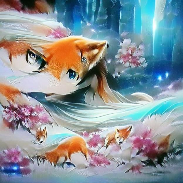 anime beautiful fox