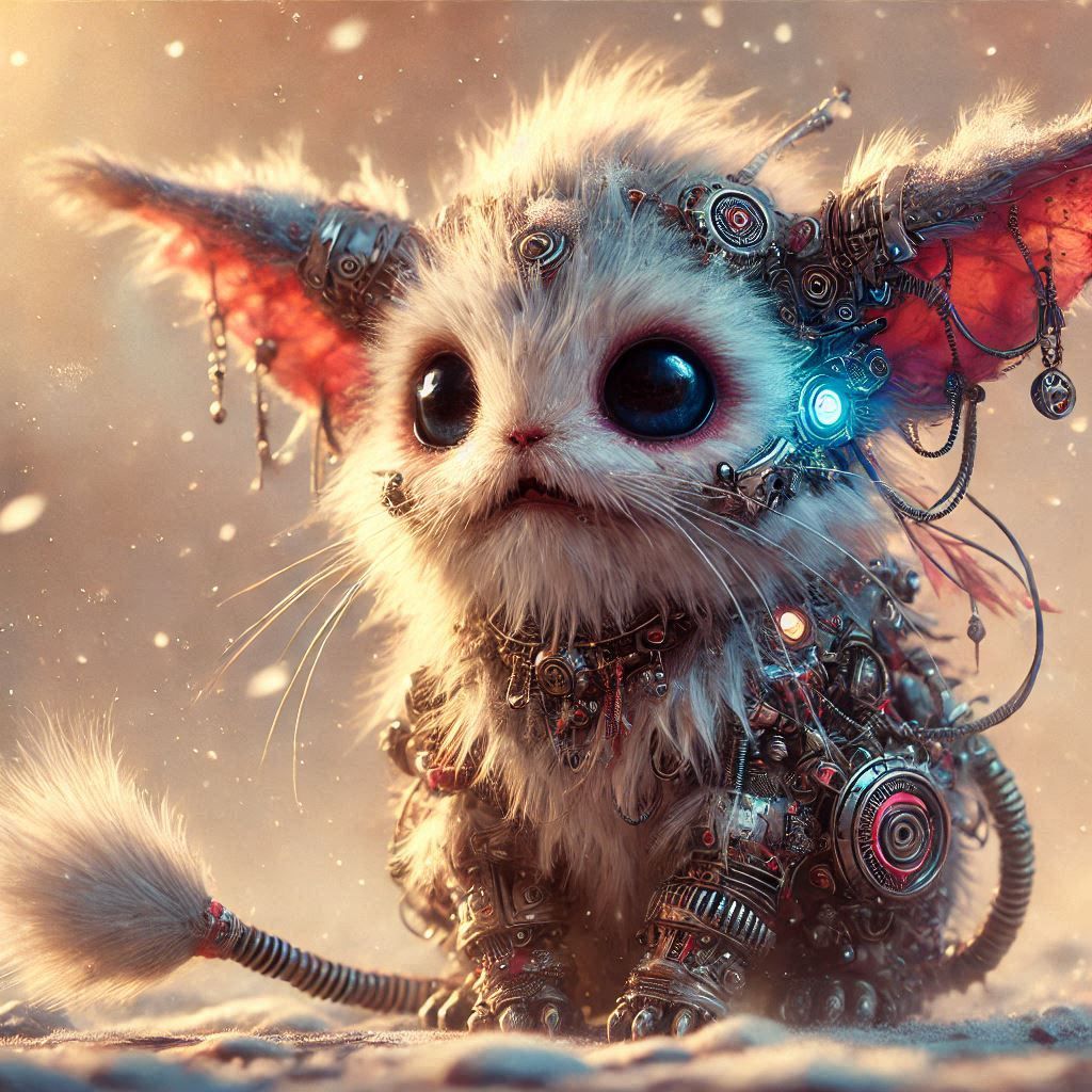 adorable fairy-tale fantasy creature portrait..