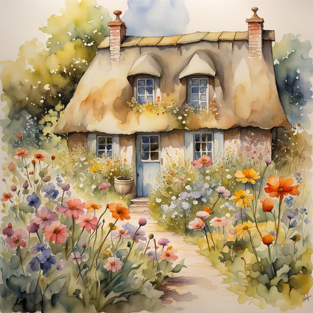 English cottage garden