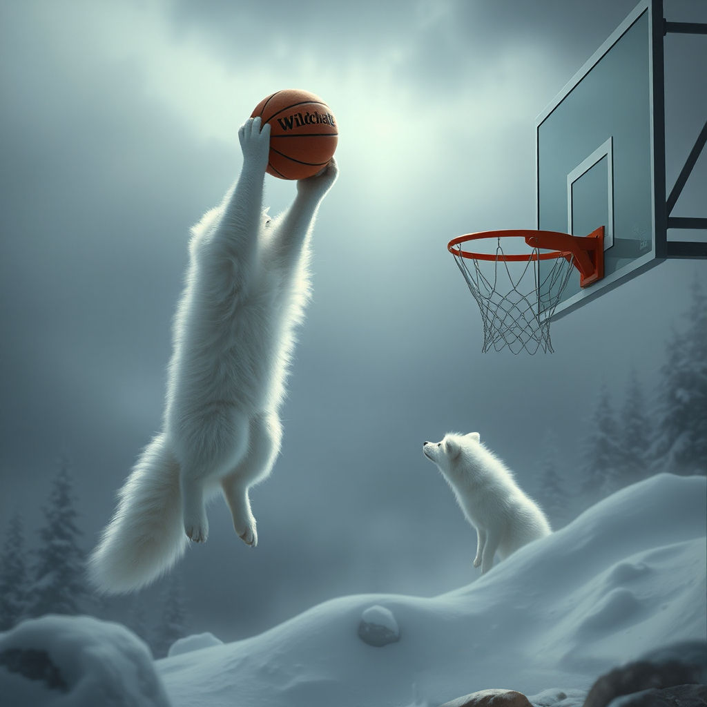 Fox Basketball Continues --The Slam Dunk -- Fox Jordan makes a Slam Dunk !! #3