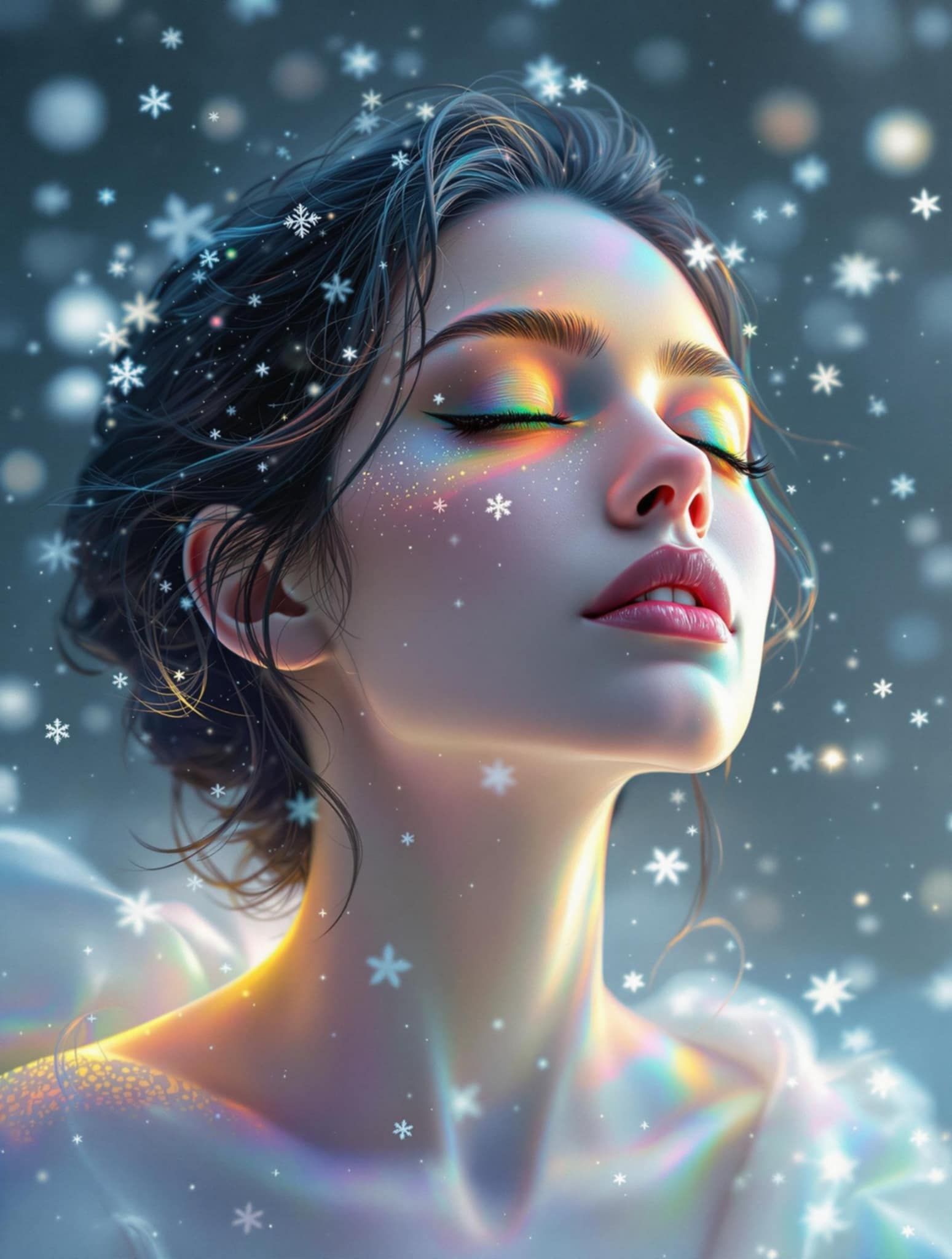 A Serene Dreamy Woman