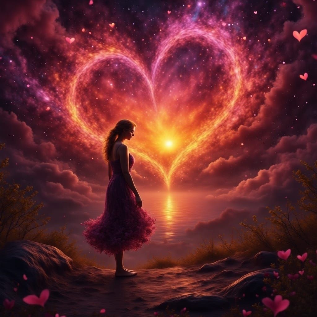 With every sunset, hopes ignite anew
For a love as timeless as morning dew