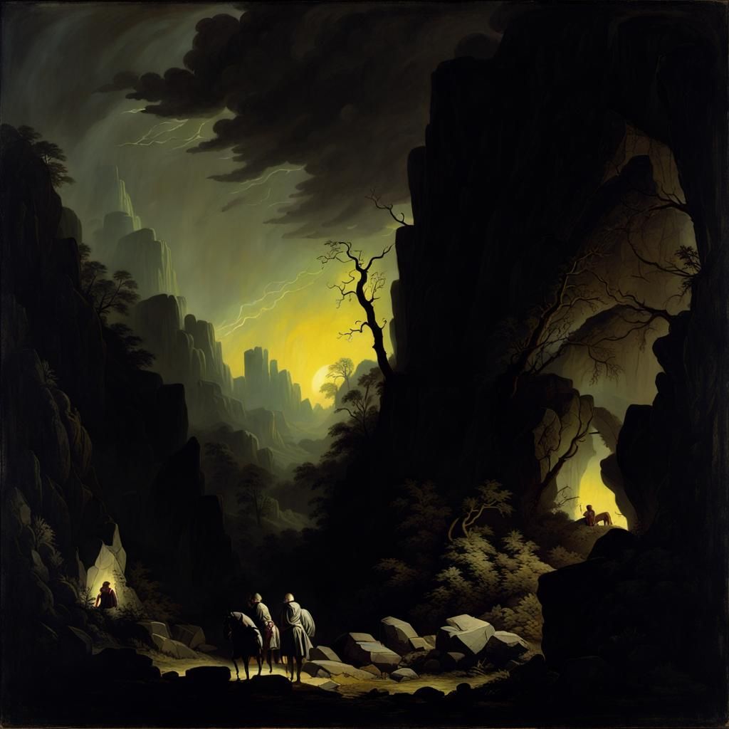 Grimdark by Joseph Wright of Derby