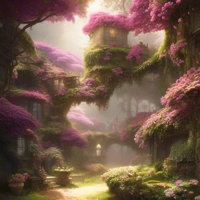 fantasy village  by @binkster