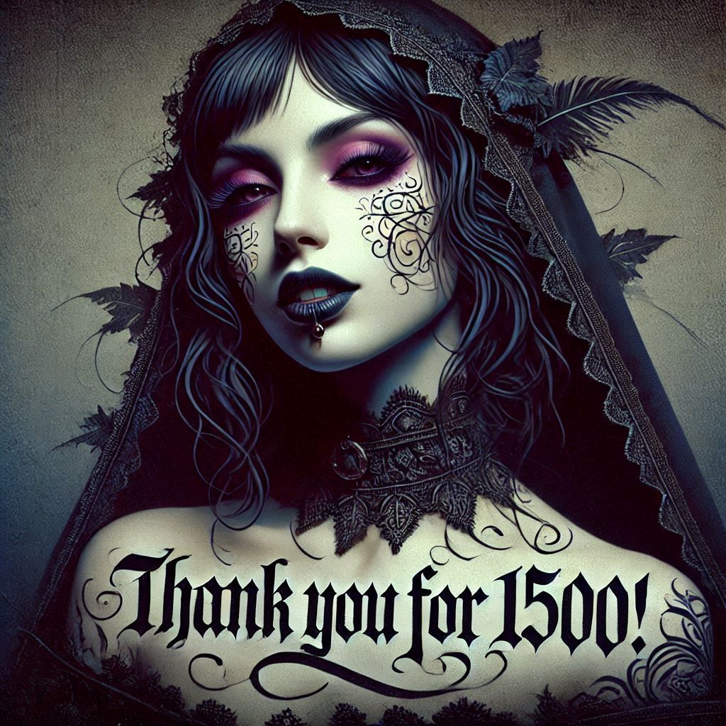 Thank you for 1500 followers!!!