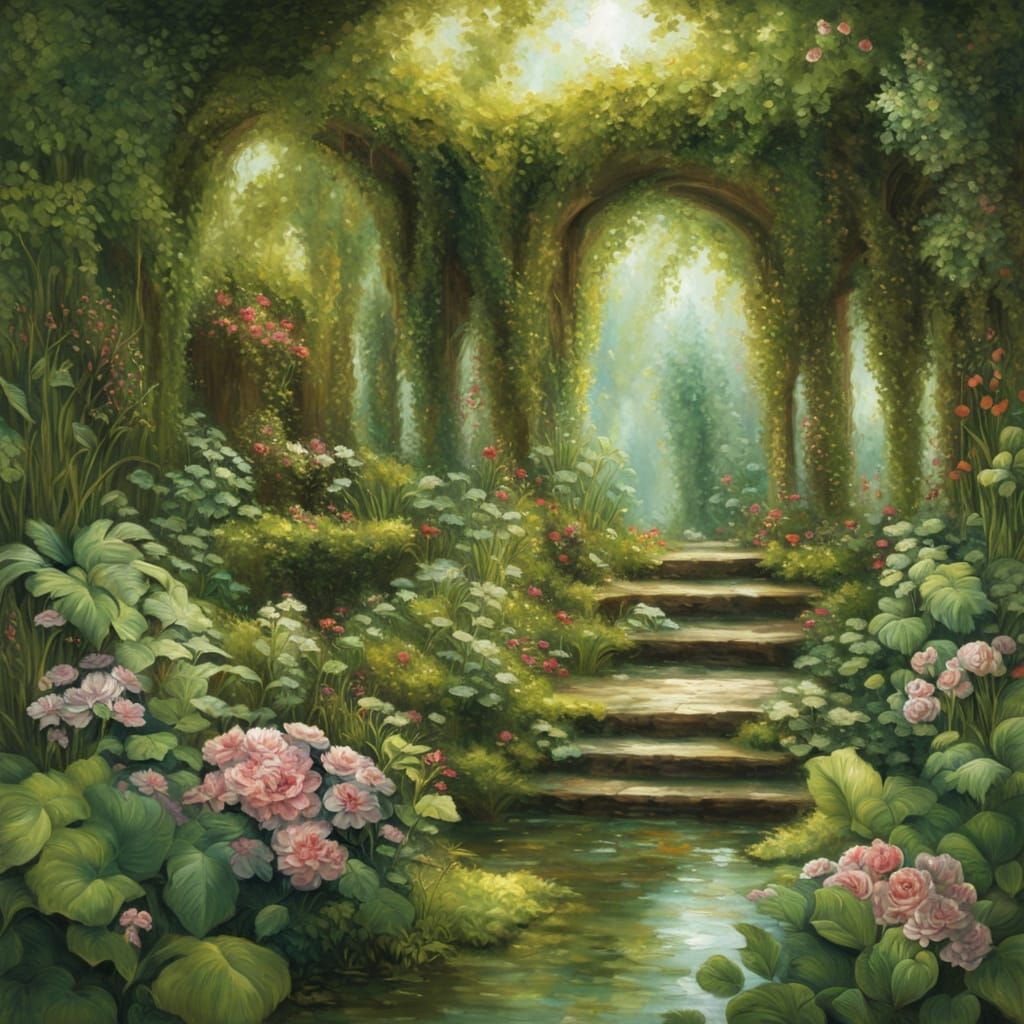 Serene Garden Retreat