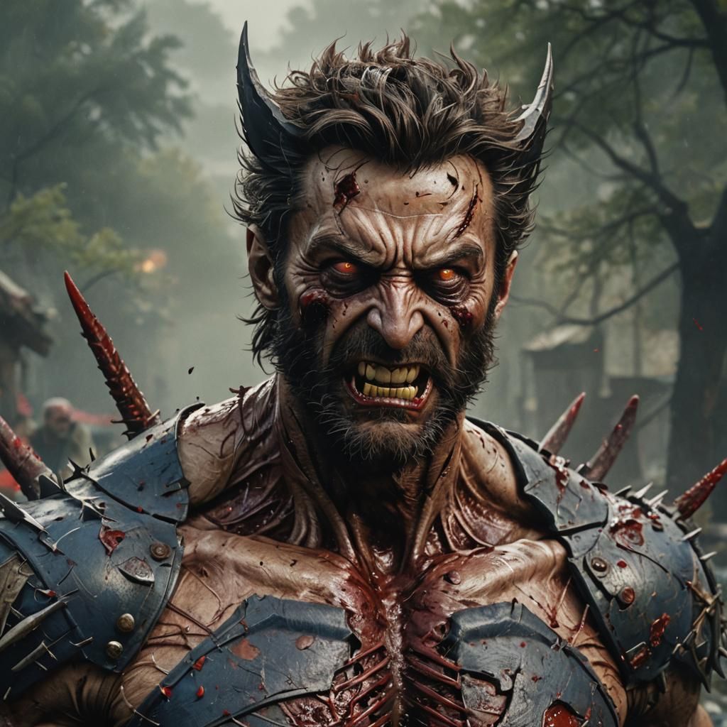 Marvel Zombies: Wolverine - AI Generated Artwork - NightCafe Creator