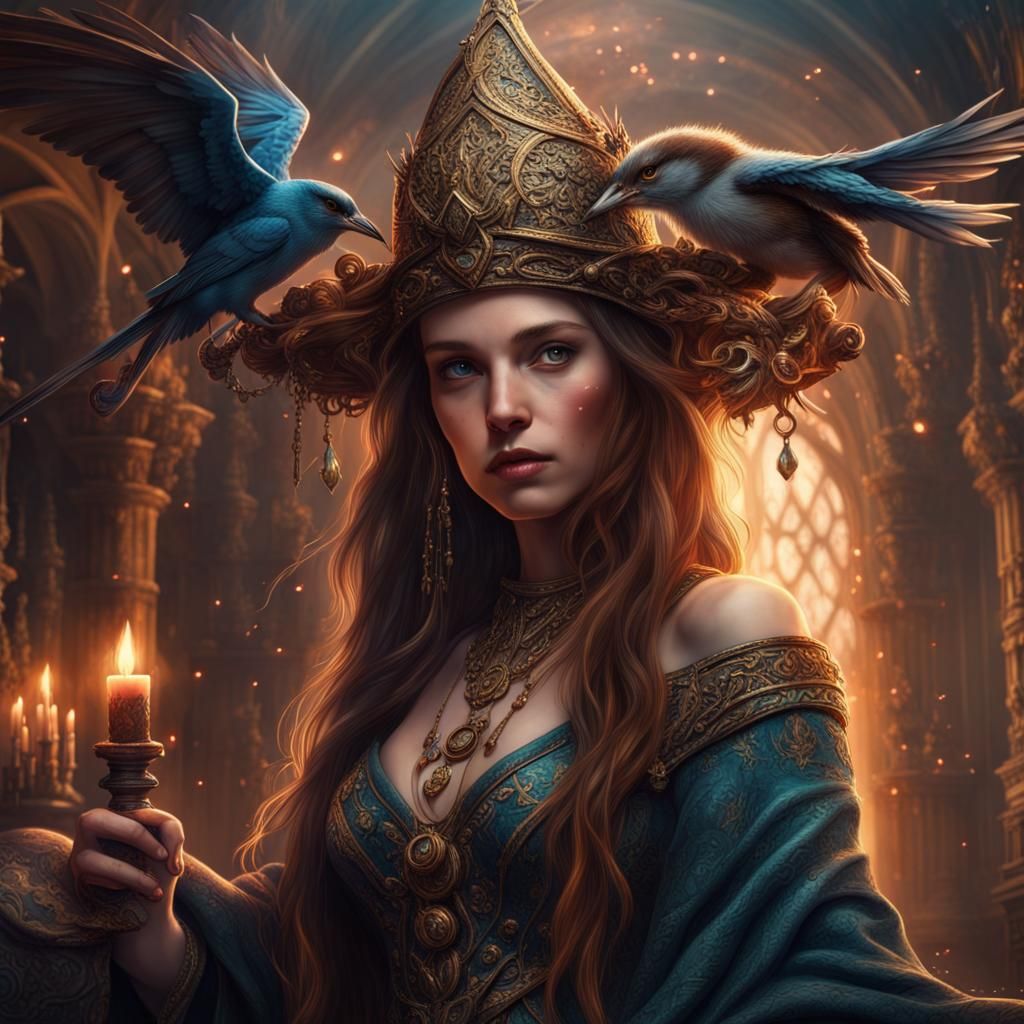 Sorceress - AI Generated Artwork - NightCafe Creator