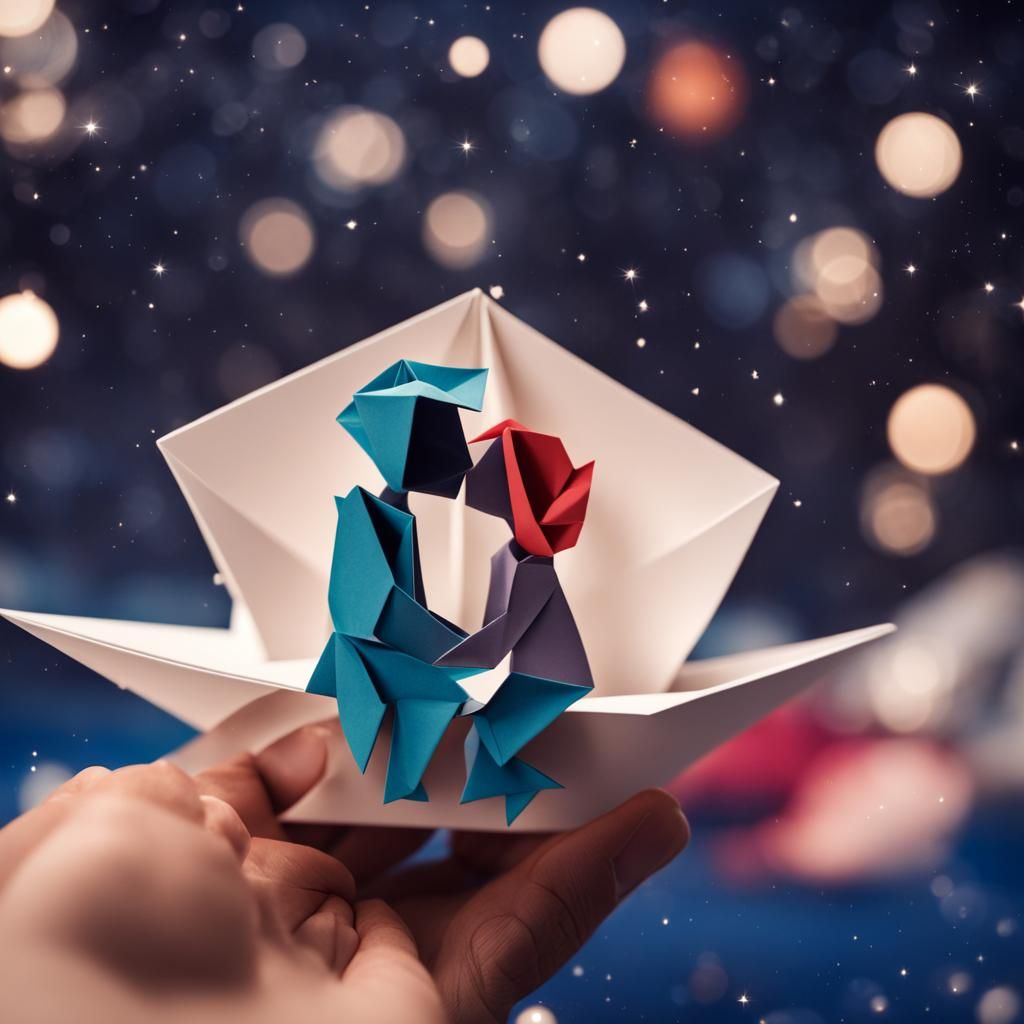 a couple in love kissing on the mouth, on a cruise ship in space  by @ericatlas