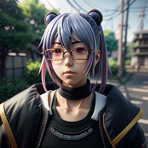 By artist "anime", 3d anime art, inspired by WLOP, Artstatio...