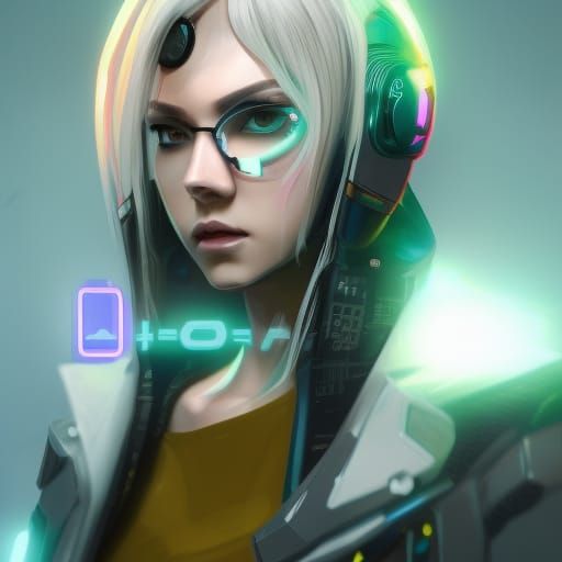 Cyber punk girl