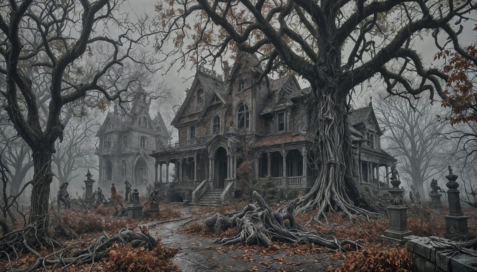 Super haunted mansion  by @MasAllaHechosIlusion