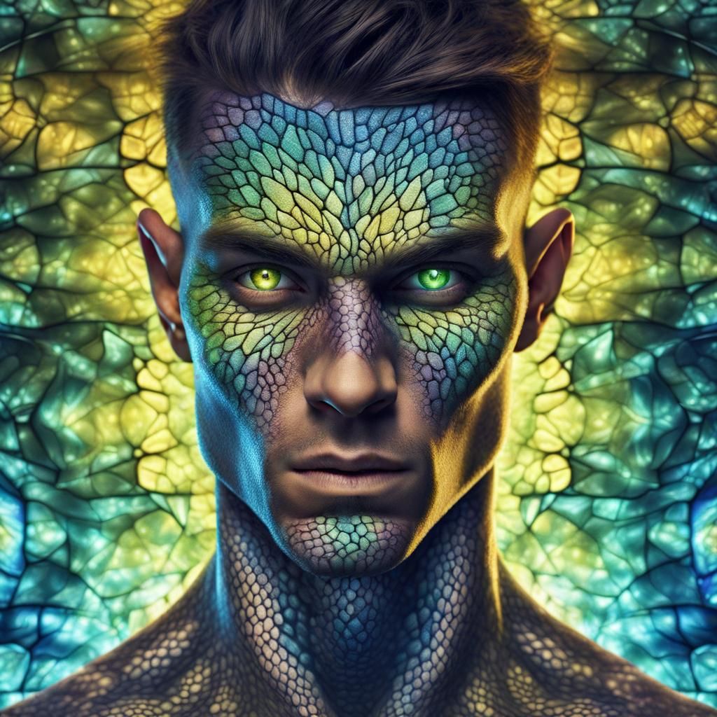 Lizard Man II - AI Generated Artwork - NightCafe Creator