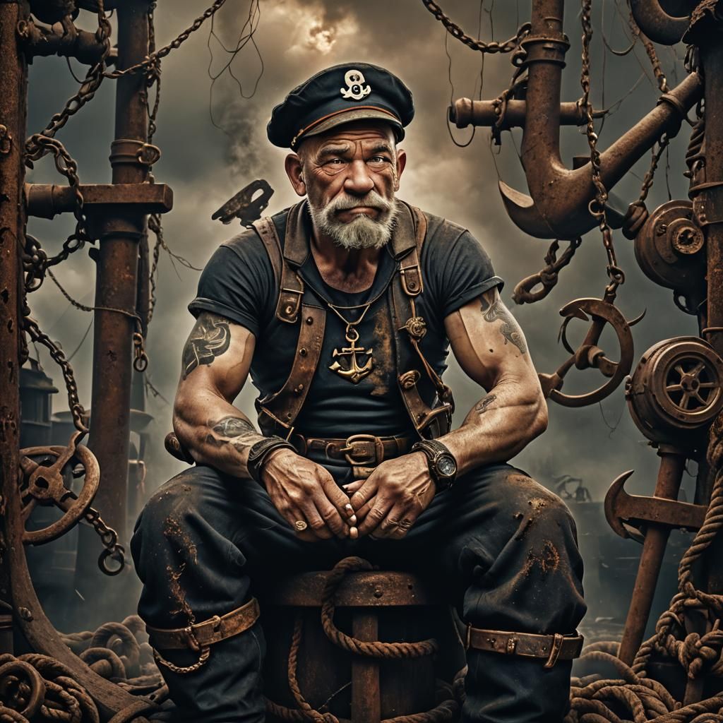 Popeye the sailor man  by @Lebowski