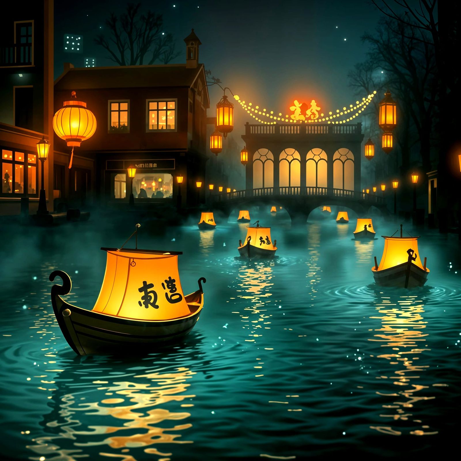 Lantern Night  by @viisipuu