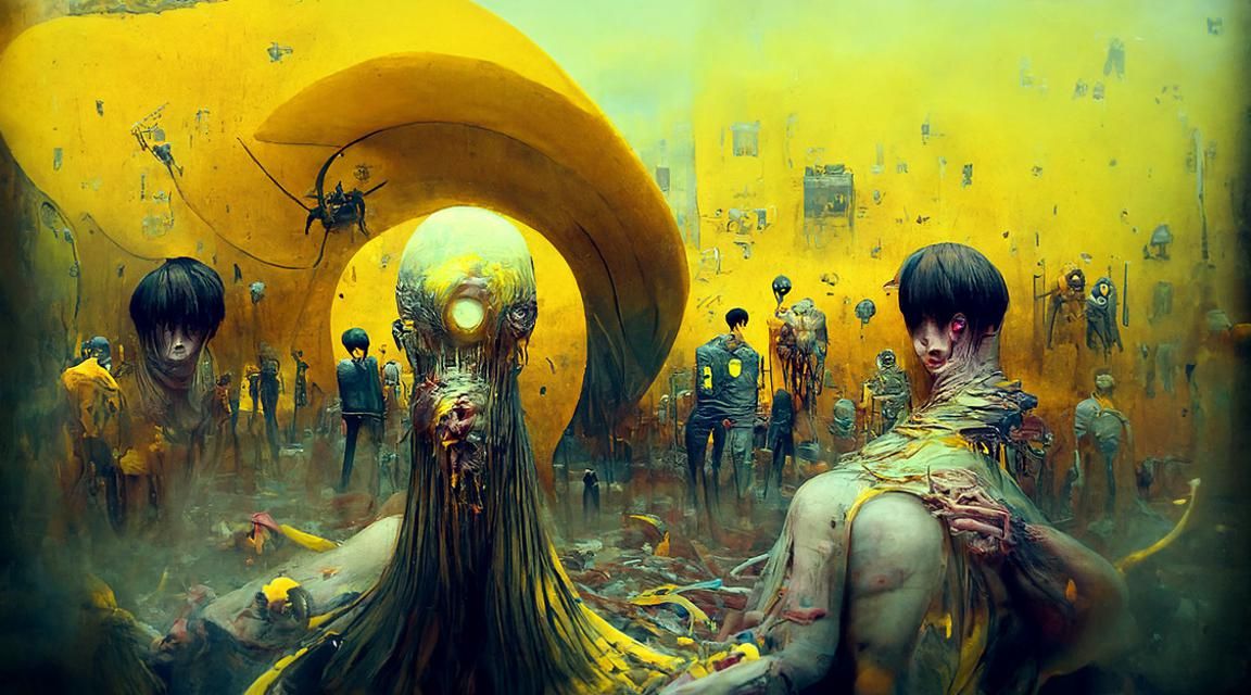 Repression in yellow