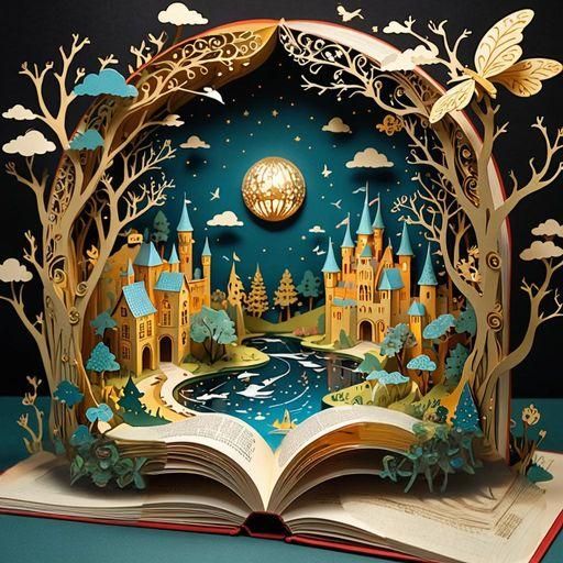 when books had pictures, and anything was possible...  by @QUEENie BEEson