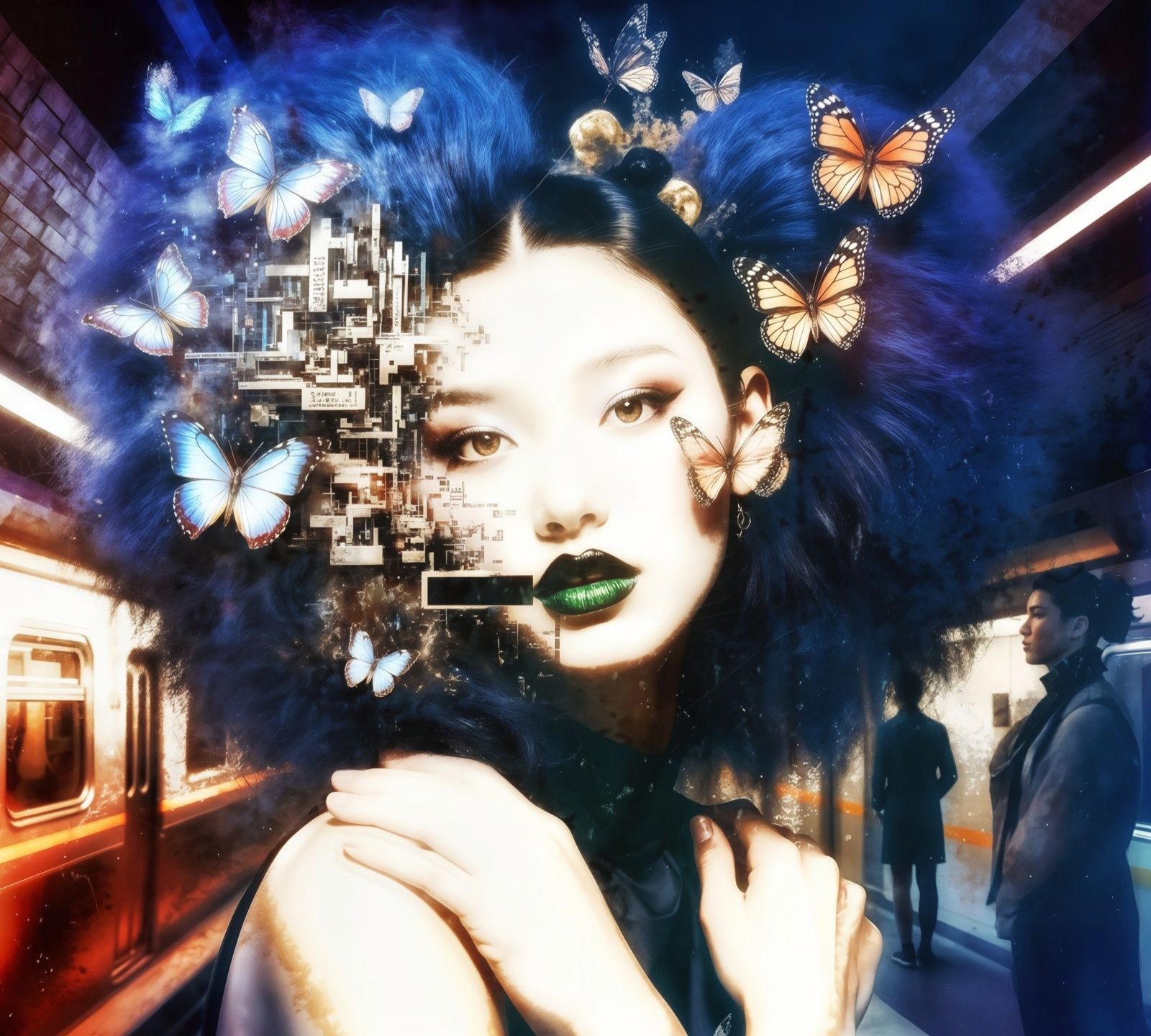 Through gravity and ether