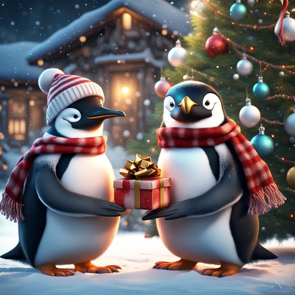 Gift exchange   by @Accidentalrage