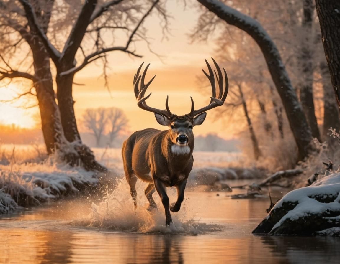 Splashing Through The Water 