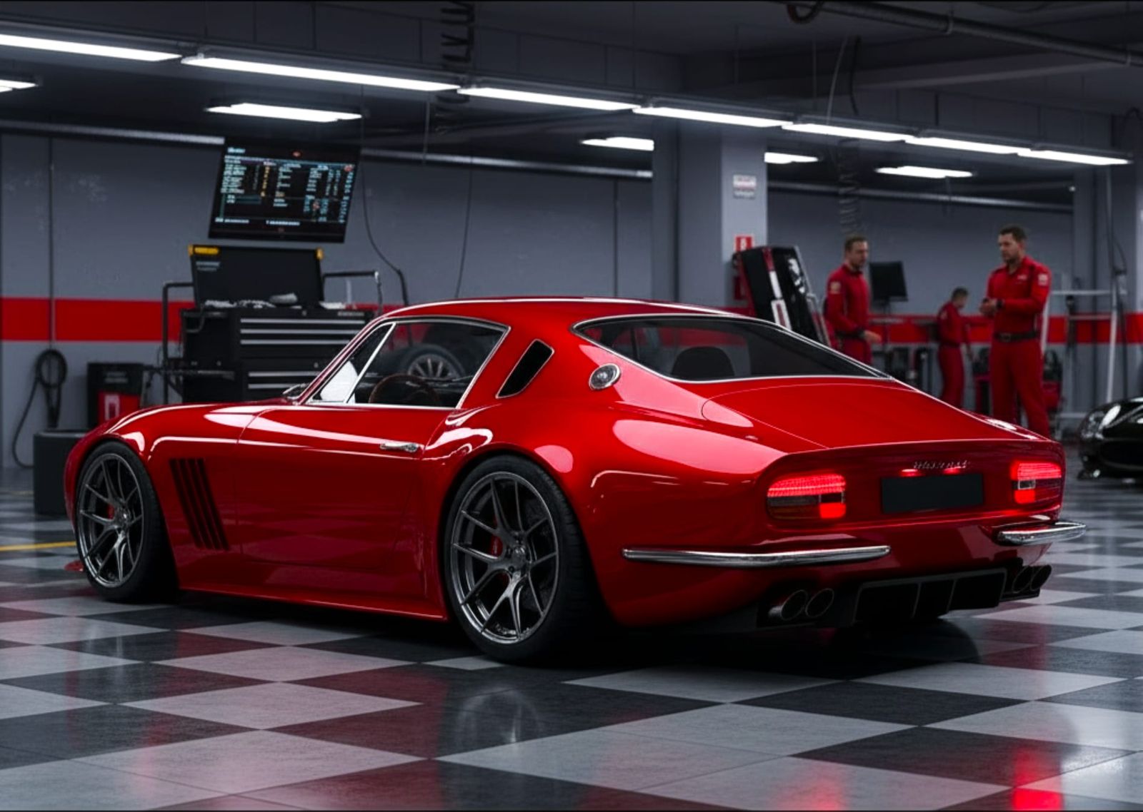 2026 Maserati Ciclone 5.0 Concept Car, rear view