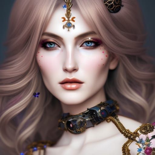 #17 Porcelain Skin !! - Ai Generated Artwork - Nightcafe Creator