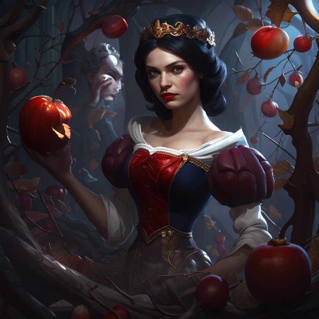 Snow white and Briar Rose - AI Generated Artwork - NightCafe Creator