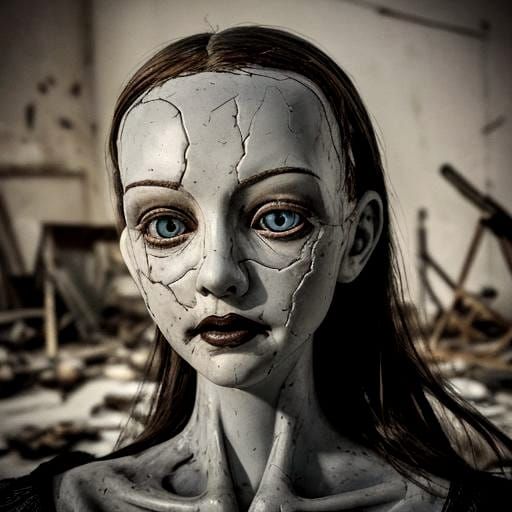 Be careful--she might reach out and grab you!