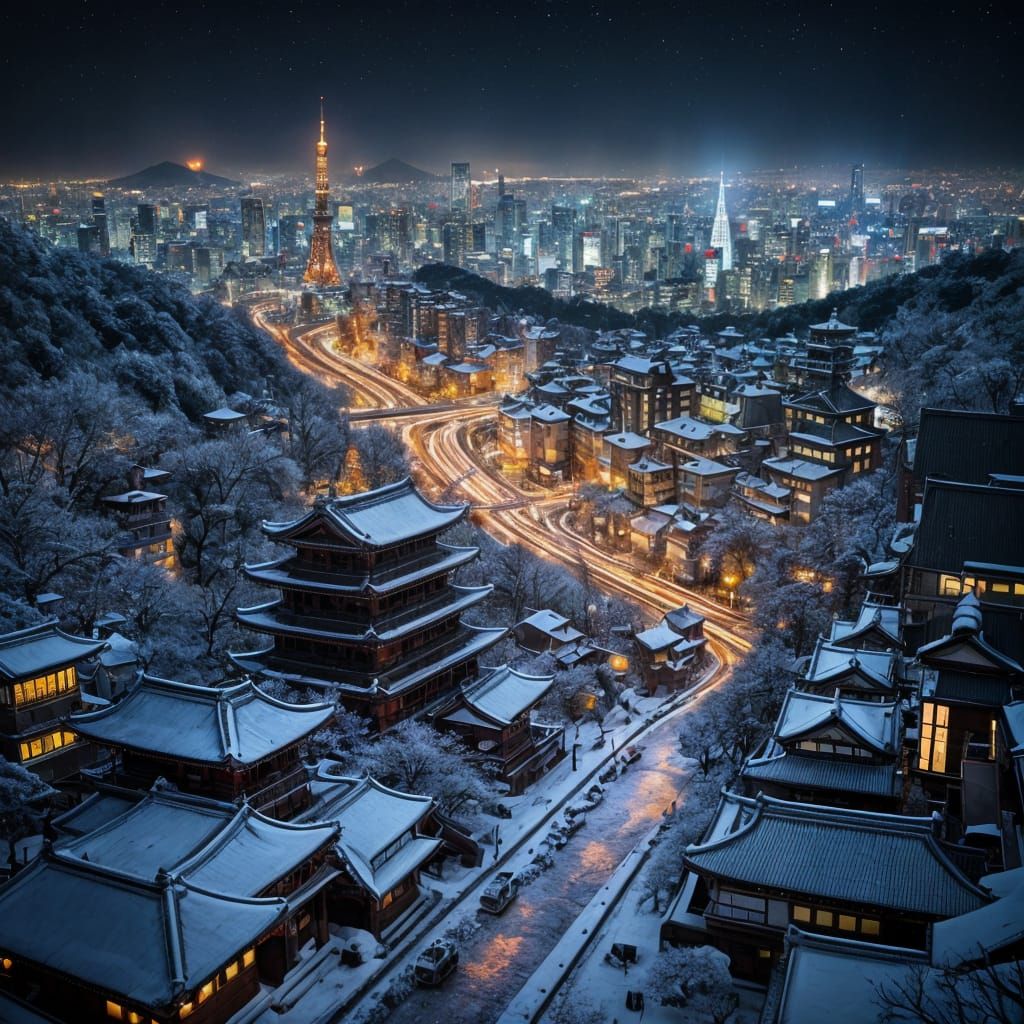 Mountainside Tokyo  by @0DM0