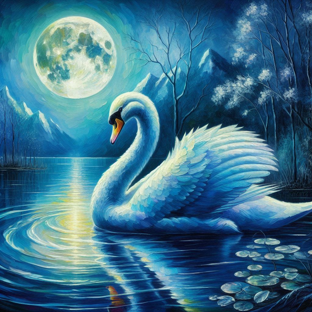 Blue swan
