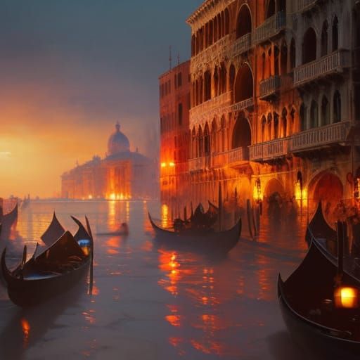 Venice Before Electricity (Daily Challenge)  by @SolidGlass